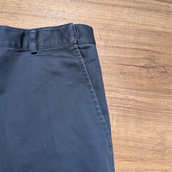 LL Bean Wrinkle-Free Bayside Pants Womens 14 Reg Classic Fit Chinos Blue - Picture 2 of 11